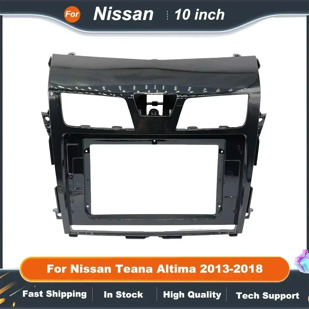 9/10 Inch Android Car Stereo Dash Panel Kit with CANBUS Decoder for Nissan Teana  Altima 2013-2018 Fascia Frame Installation