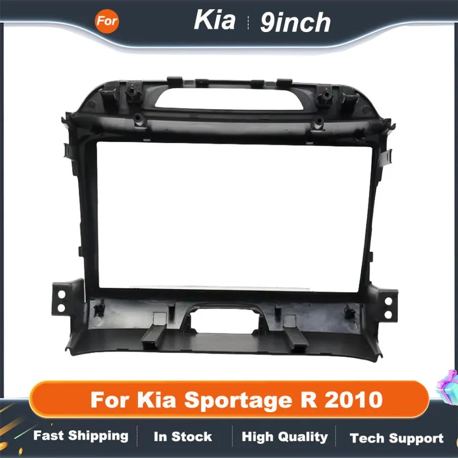 9" Car Stereo Fascia Panel for Kia Sportage R 2010  Android Radio Dash Kit