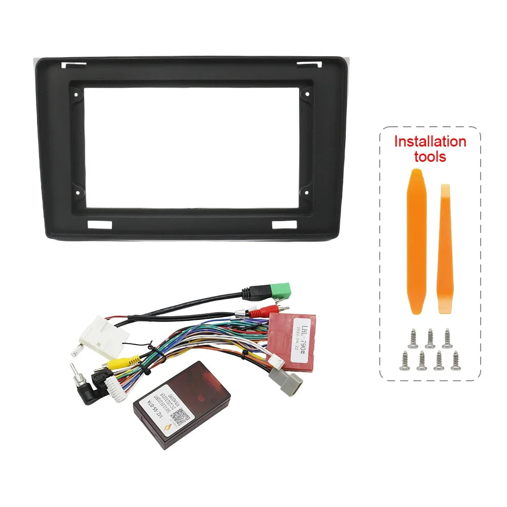 10.Inch Universal Car Radio Frame for Mazda CX9 2006-2016 Head Unit 2 Din DVD GPS MP5 Frame Android Player Dash Panel