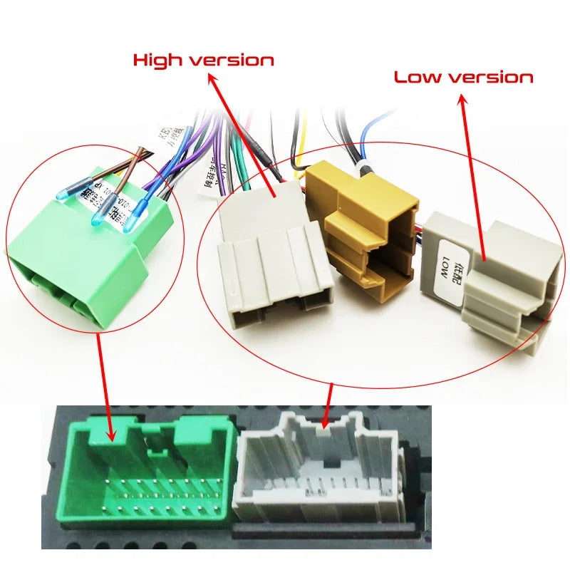 CAN Bus Decoder Harness Adapter 16 Pin Plug Connector Car Android Wiring Cable for Chevrolet Trax Onix Cruze Tracker Encore