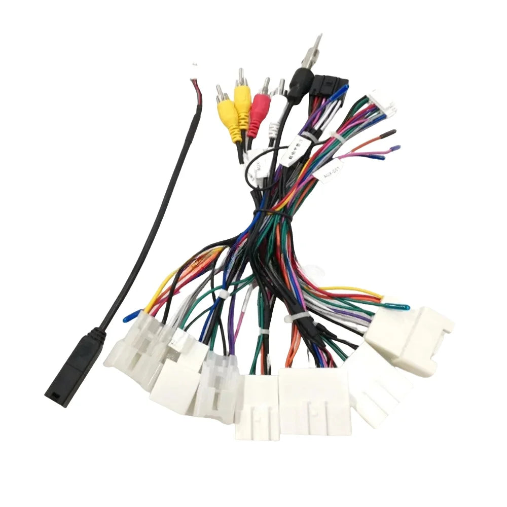 JBL16 Pin Car Radio Stereo Wiring Harness Cable Adapter For Toyota Prado 150 2013/Camry 2018/Avensis 2012/Verso 2016/RAV4 2017