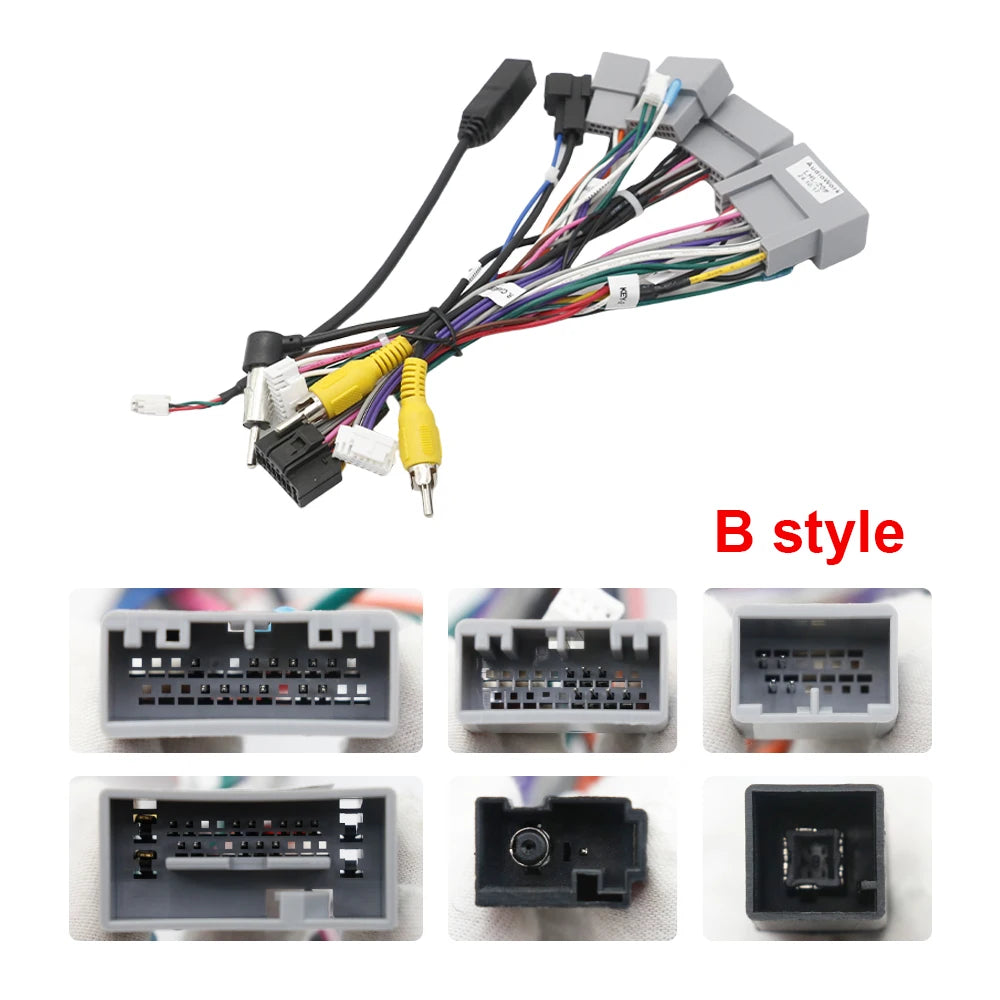 G-RZ-HD56 for HONDA CRV 2012-2016 (2.4) Android Car Radio Canbus Box for HONDA Decoder Wiring Harness Adapter Power Cable