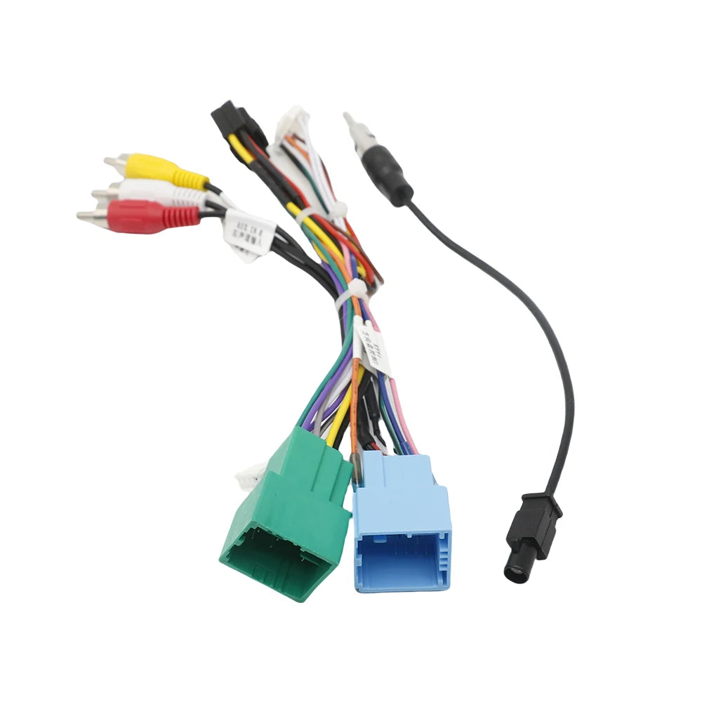 Wiring Harness 16 Pin for Fiat Strada Toro Mobi Ducato Egea Canbus Decoder RCA Connector Car Android Unit Plug Cable Adapter