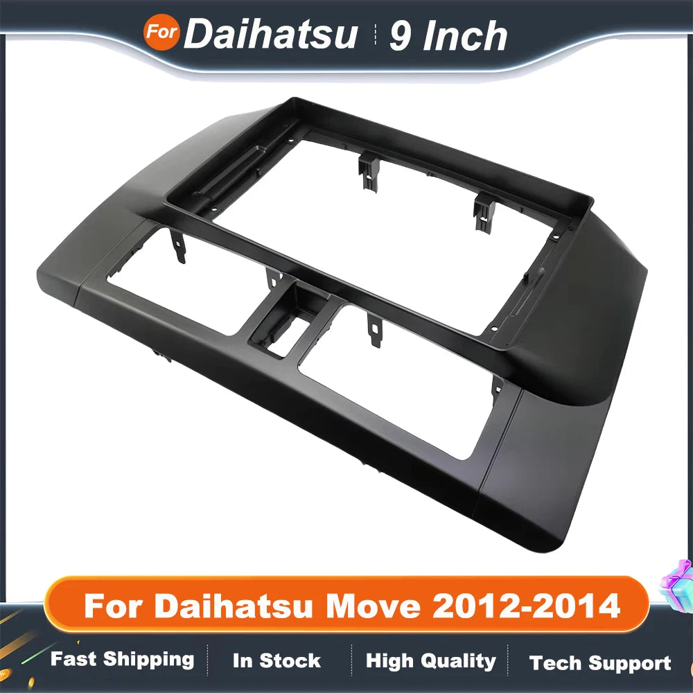 9 Inch Car Frame Fascia Adapte  For Daihatsu Move 2012-2014 Android Radio Dash Fitting Panel Kitr