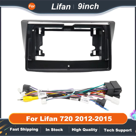 9 Inch Car Frame Fascia Adapter For Lifan 720 2012-2015 Canbus Box Decoder Android Radio Dash Fitting Panel Kit