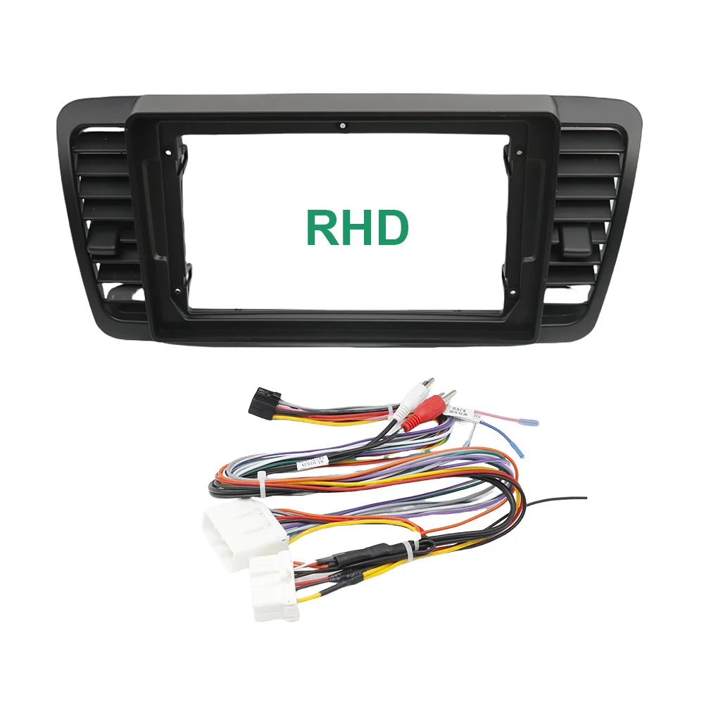 For Left steering wheel Subaru Outback Legacy 2004-2009 9 Inch 2 Din Car Stereo Radio Fascia Dash Player DVD Frame Panel Trim
