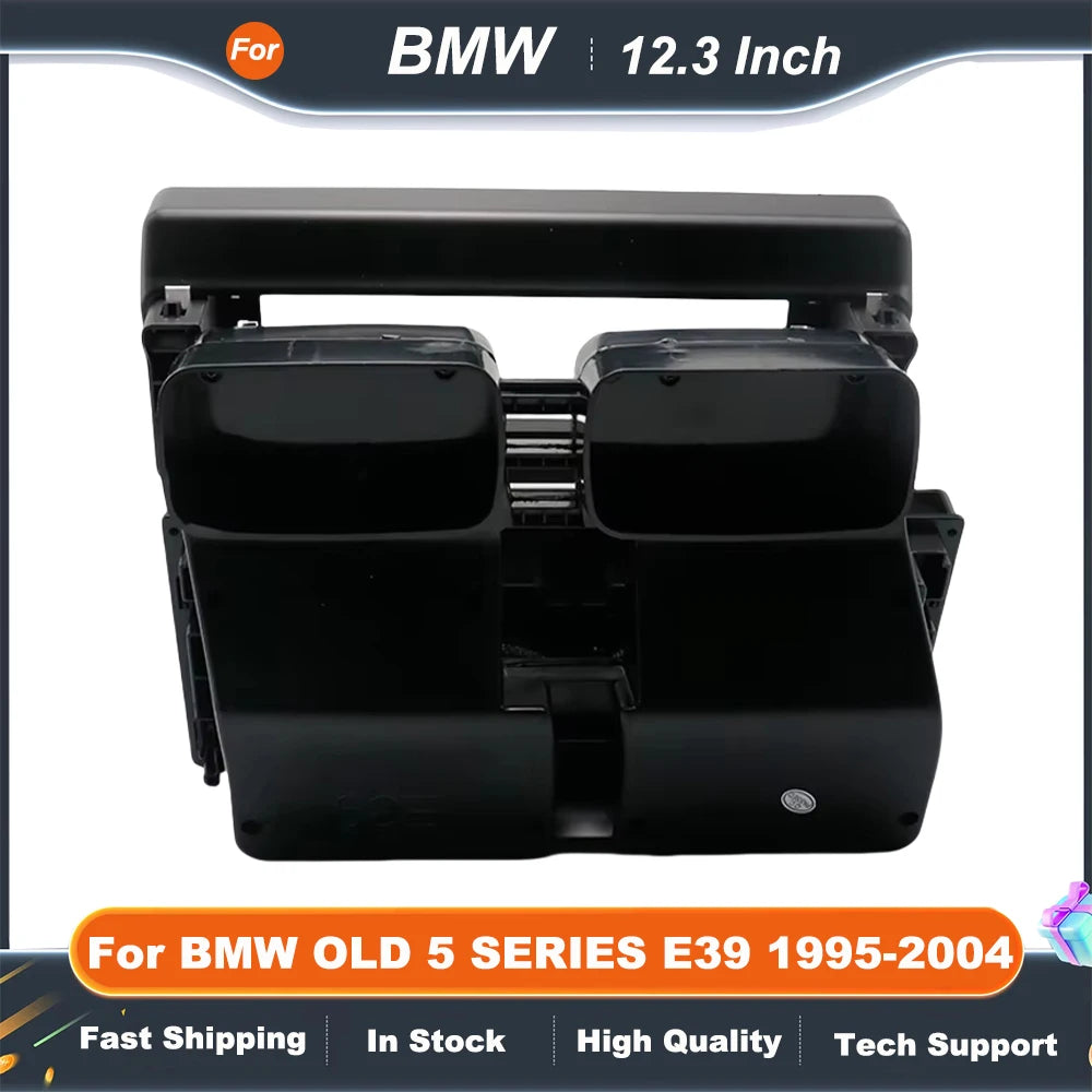 12.3 Inch Car Frame Fascia Adapter  For BMW OLD 5 SERIES E39 1995-2004 Navigation Android Radio Dash Fitting Panel Kit