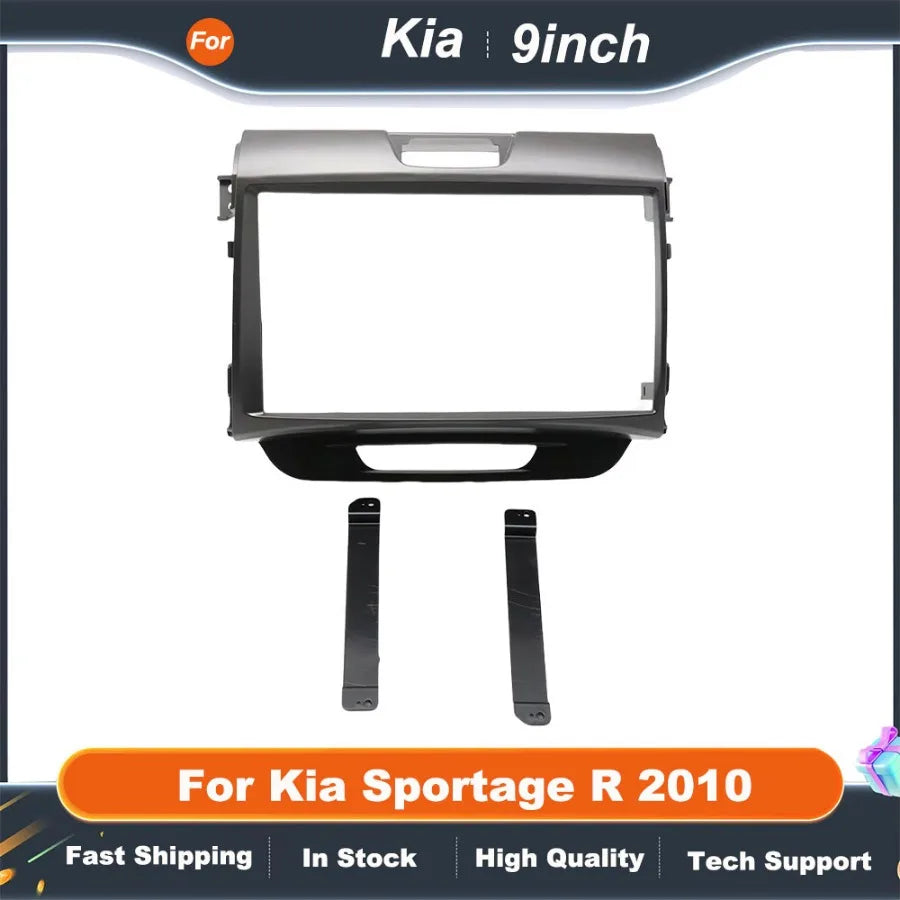 9" Car Stereo Fascia Panel for Kia Sportage R 2010  Android Radio Dash Kit