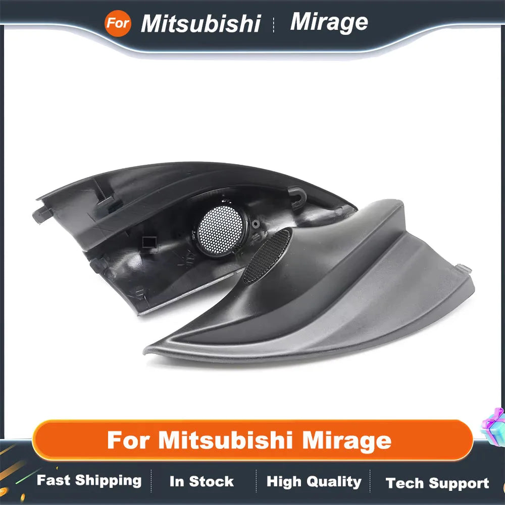2PCS Car Speaker Mounts for Mitsubishi Mirage Tweeter Refitting Audio Door Angle Cover Boxes