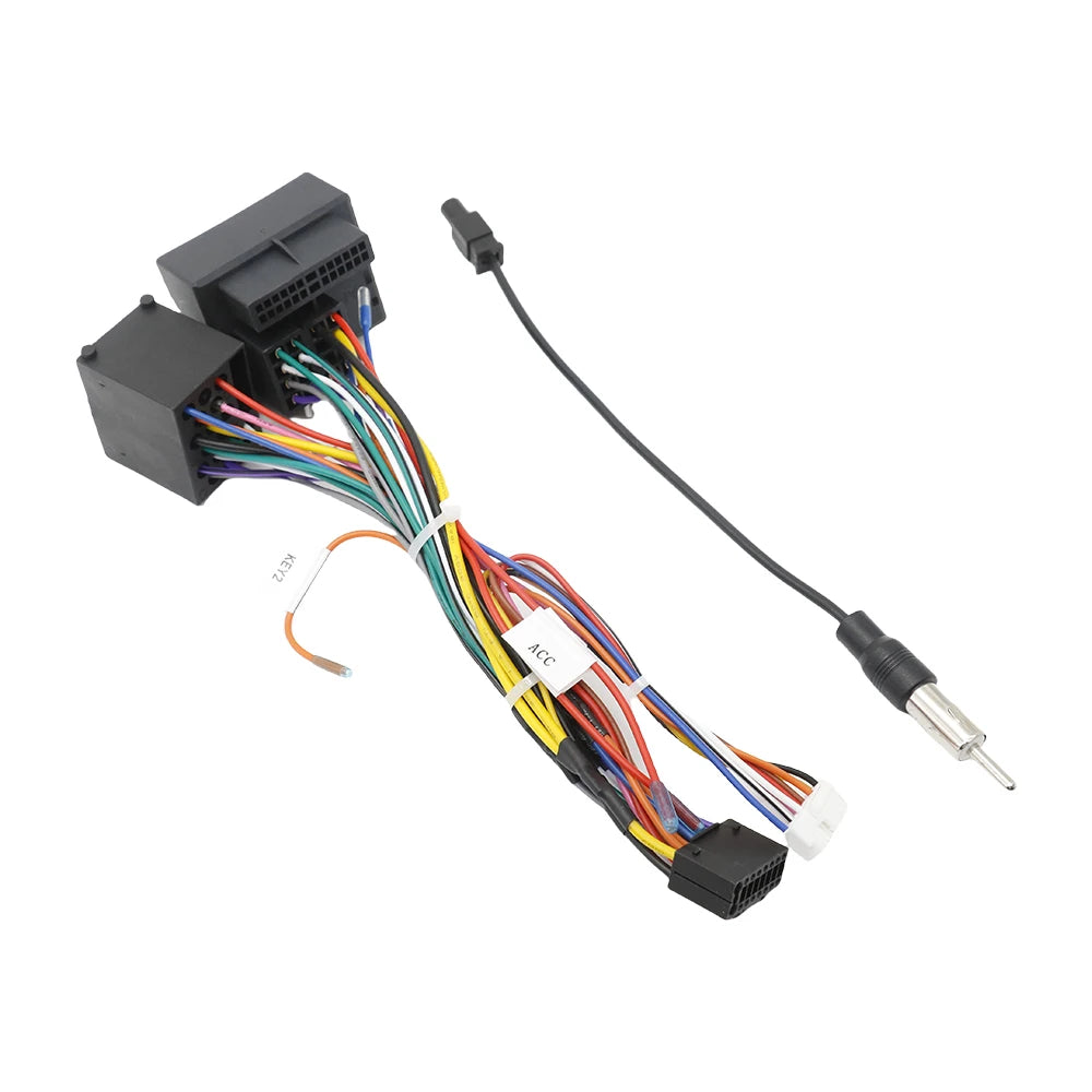 16 PIN Car Radio Canbus Box Decoder Harness for BMW E39 E46 E53 / X5 Wiring Cables Wiring Harness Plug Power Cable Android Radio