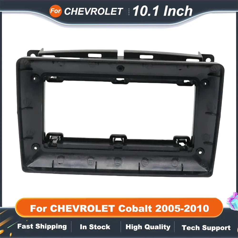 10.1 Inch Car Fascia Radio Panel For CHEVROLET Cobalt 2005-2010 Equinox HHR Malibu Dash Kit Facia Bezel Console Plate Trim Cover