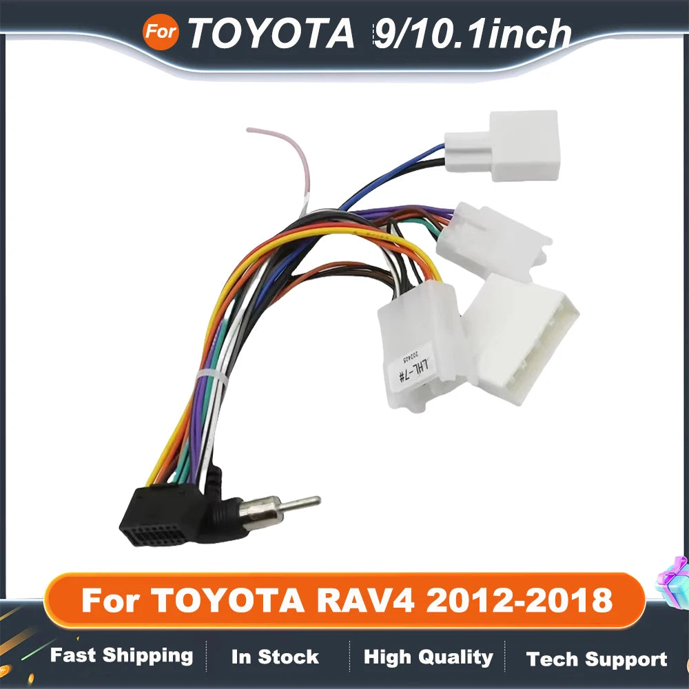 9Inch/10.1Inch Car Radio Fascias For TOYOTA RAV4 2012-2018 GPS MP5 Android Stereo Player 2 Din Head Unit Panel Dash Frame Trim