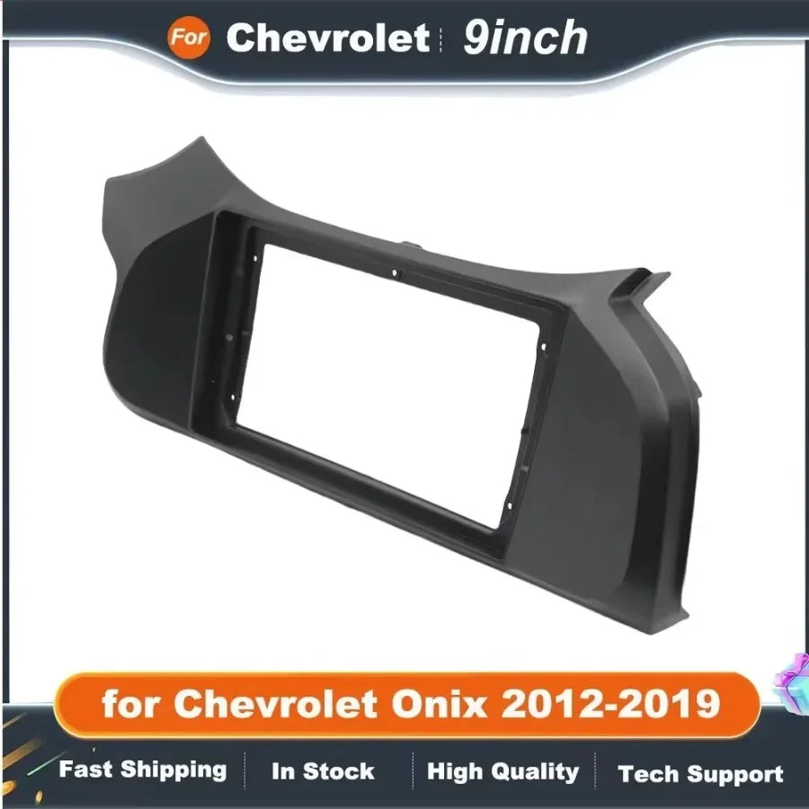 9 Inch 2Din Car Radio Frame for Chevrolet Onix 2012-2019 Installation DVD Big Screen Plastic Dash Mount Kit