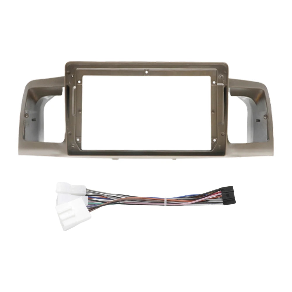 For 2002-2013 Toyota corolla 9inch dvd android stereo frame panel fascia dashboard audio player screen cables navigation harness