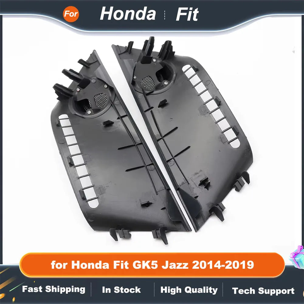 2PCS Car Tweeter Speaker Mounts for Honda Fit Jazz GK5 2014-2019 Audio Door Refitting Angle Cover Boxes