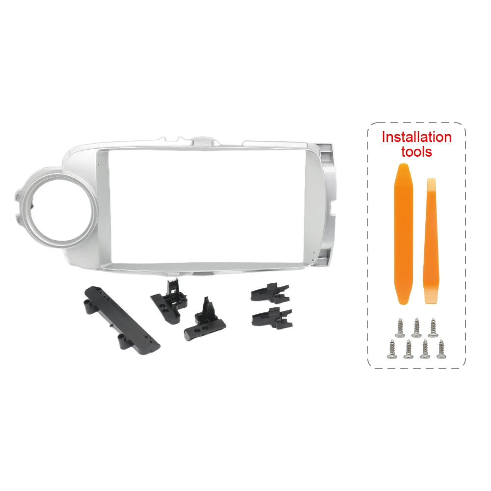 9 Inch 22.86cm for 2012-2017 Car Radio Android Frame Stereo Panel Player Fascias Harness Canbus for TOYOTA YARIS VITZ PLATZ