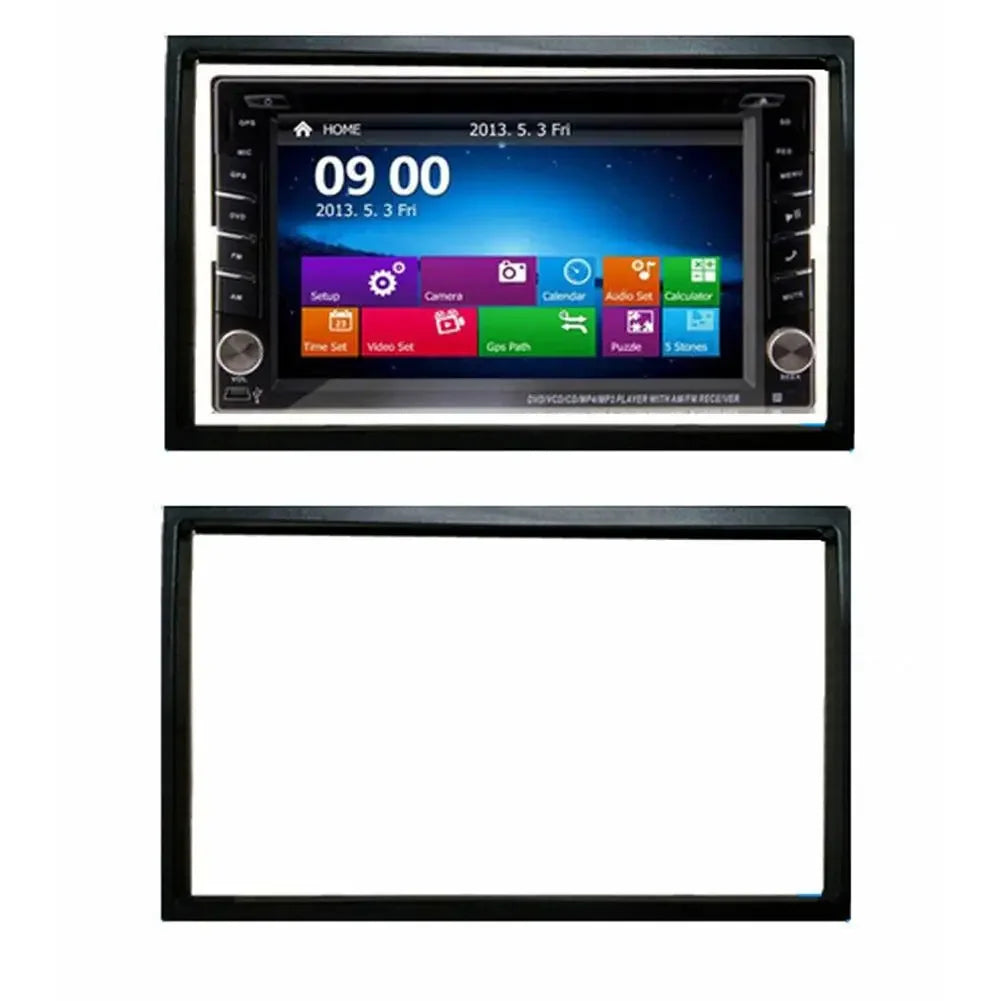 Universal Car Stereo Radio Panel 2Din Frame Surround Panel Electronics GPS Navigation Fascia Bezel For 7 Inch Screen Car Audio