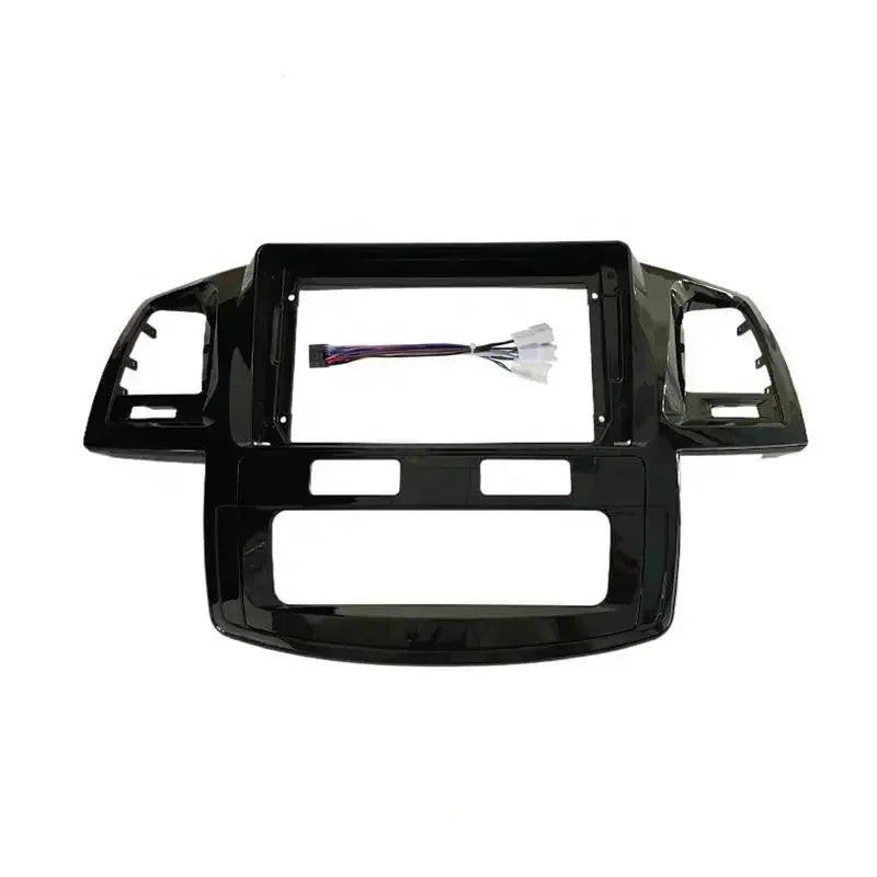 For Toyota Fortuner Hilux Vigo 2007-2015 9 Inch Car Frame Fascia Adapter Android Radio Dash Fitting Panel Kit