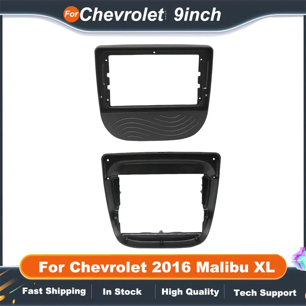 9 inch Car Radio Fascia For Chevrolet 2016 Malibu XL Stereo Panel Dashboard Kit Refitting Installation Frame