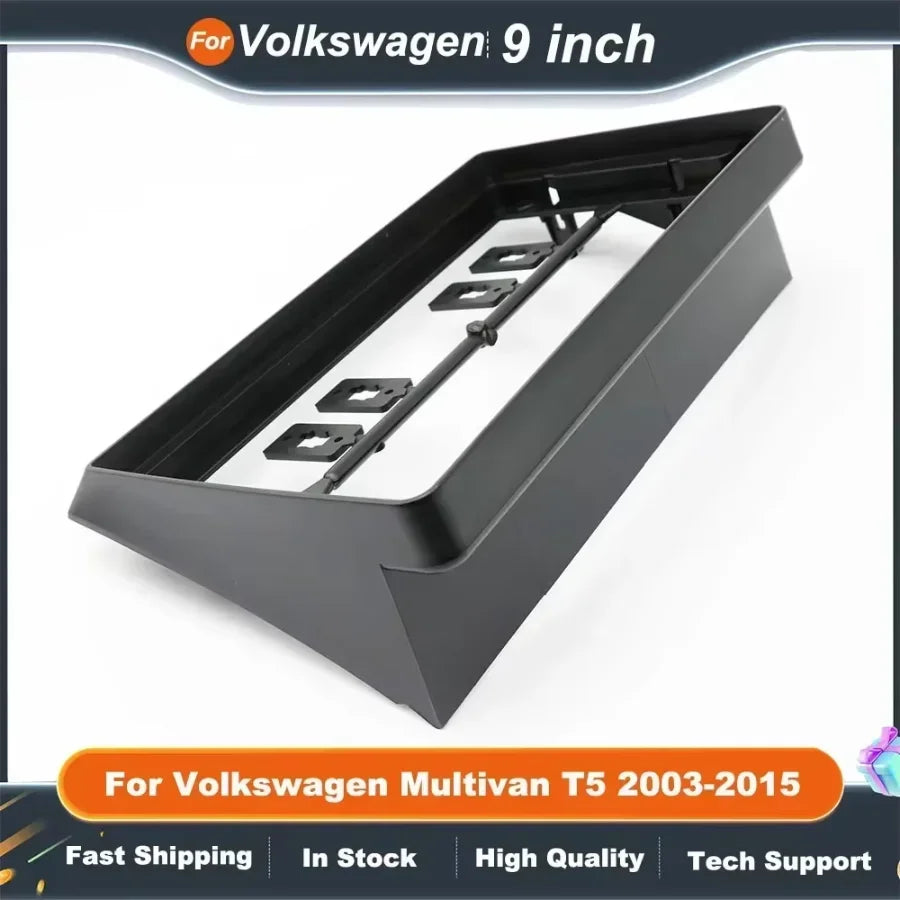 9 Inch 2Din Car Radio Fascia For Volkswagen Multivan T5 2003-2015  Android  MP5 Player Stereo Panel