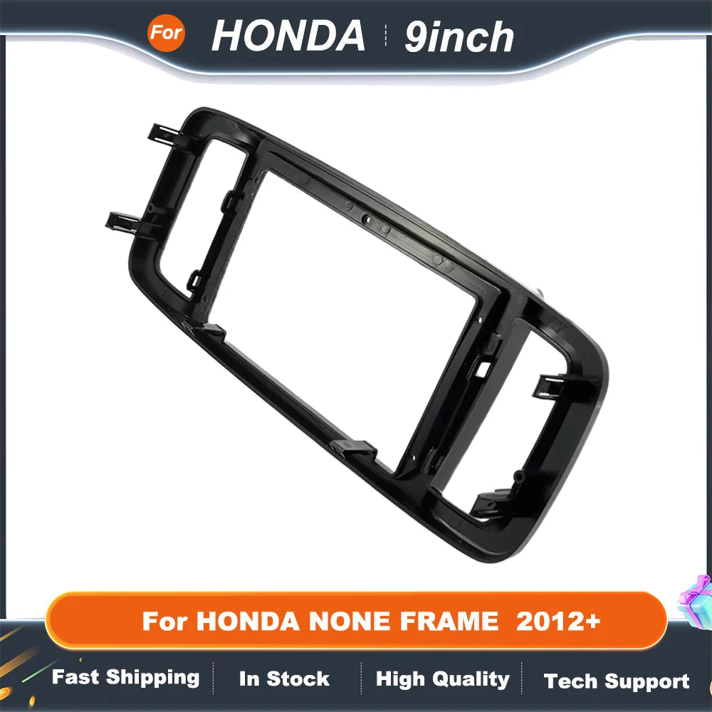 9 Inch Car Radio Stereo For HONDA NONE FRAME  2012+ GPS MP5 Android Player 2 Din Fascias Panel DashBoard Cover