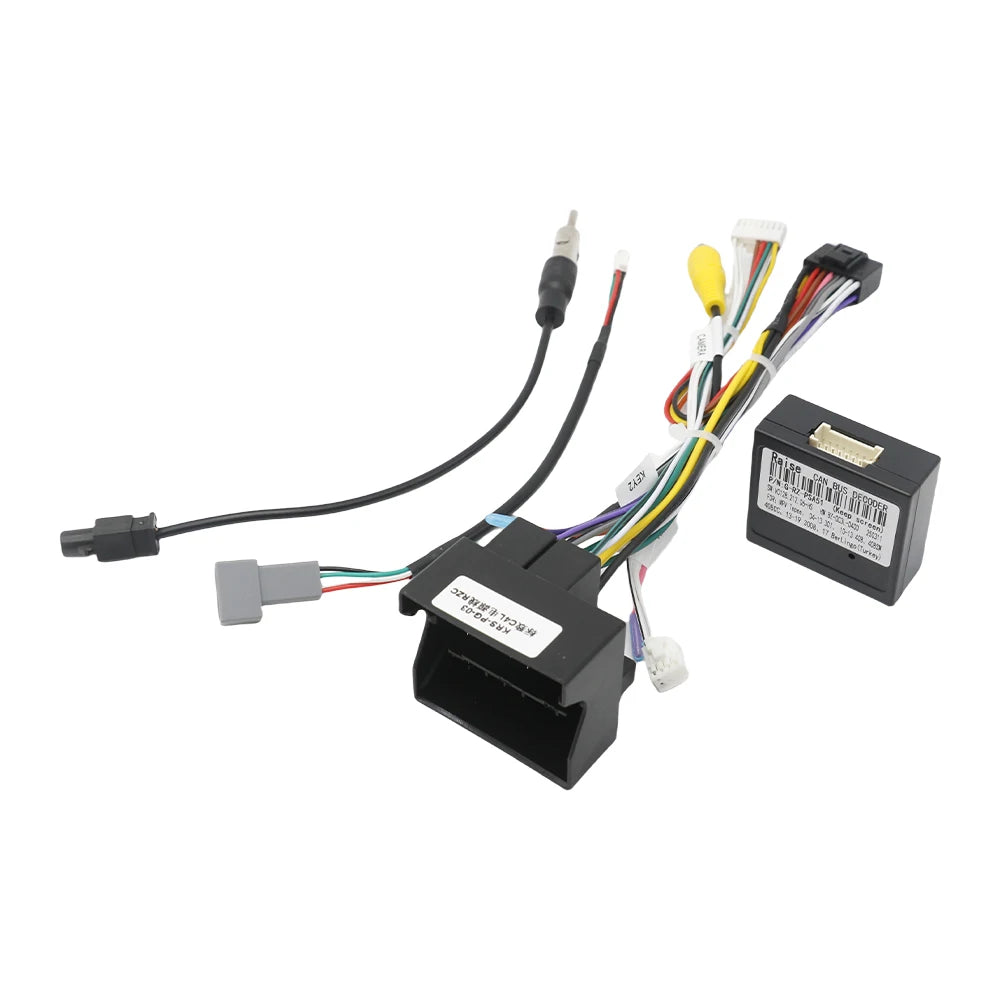 Car Radio PSA-RZ-01 Canbus Box 16 PIN Adaptor For Peugeot 408 308 2007-2020 Power cable Android 2 Din