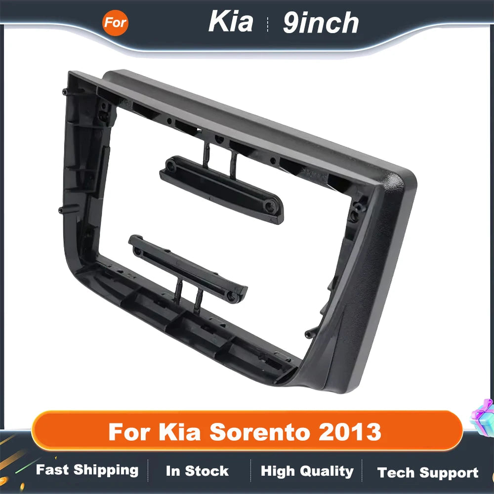 9 Inch Car Frame Fascia Adapter For Kia Sorento 2013 Android Radio Dash Fitting Panel Kit