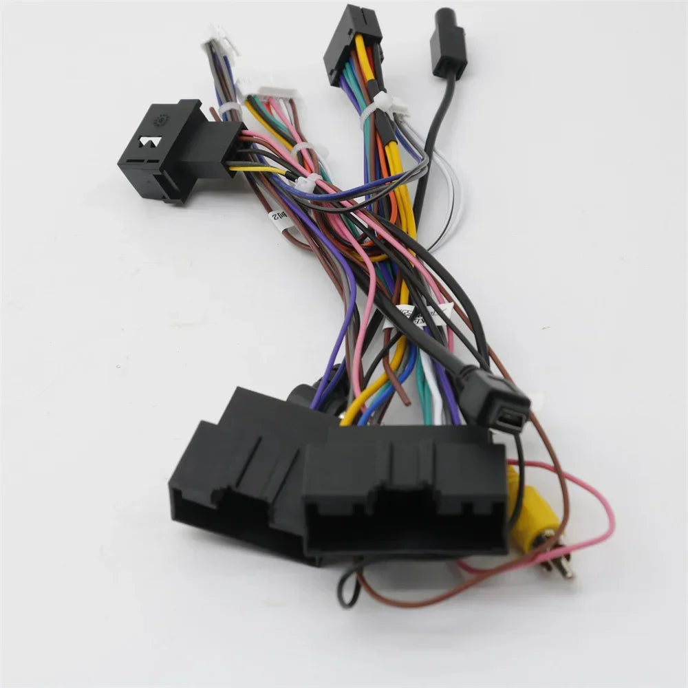 Car Audio 16PIN Android Power Cable Adapter With Canbus Box For Ford Ranger 2019-2020  MP5 DVD  Wiring Harness