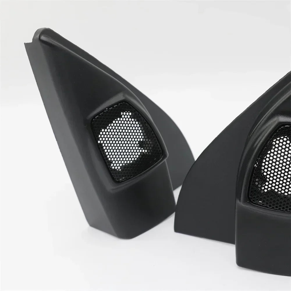 2PCS For Nissan March 2010-2018 Car Tweeter Refitting Audio Door Angle Gum Speaker Cover Boxes Mounts