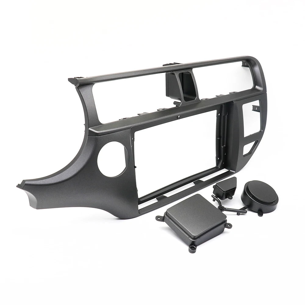 Car 2 Din Audio Radio Fascia Frame For KIA RIO 2012 9 Inch Big Screen Stereo Dash Fitting Panel Trim Kit WITH SRS HOLE