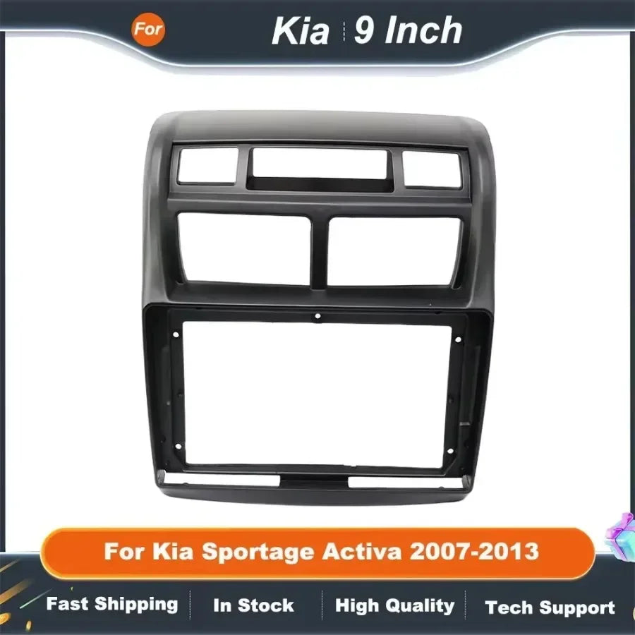 9 Inch Car Radio Fascia Adapter For Kia Sportage Activa 2007-2013 Android Radio Dash Fitting Panel Kit