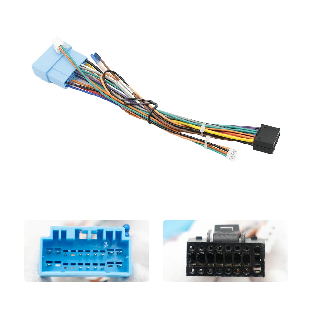 16Pin cables Harness Car Radio Android DVD Stereo For honda ACCORD 2007 audio screen multimedia video player navigation MP3 MP5