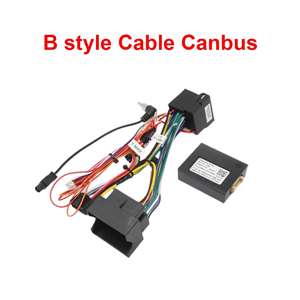For Mercedes Benz B200/C-Class/E-Class/ML/S300/Vito/Viano/R-Class Car Android 16PIN Power Wiring Harness Cable With Canbus