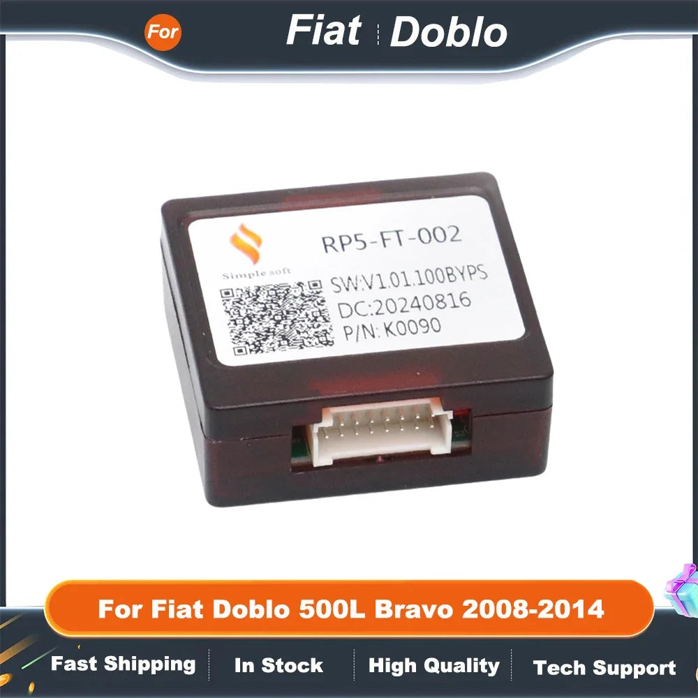 16pin Car Wiring Harness Adapter with CANBUS Decoder Android Radio Power Cable for Fiat Doblo 500L Bravo 2008-2014