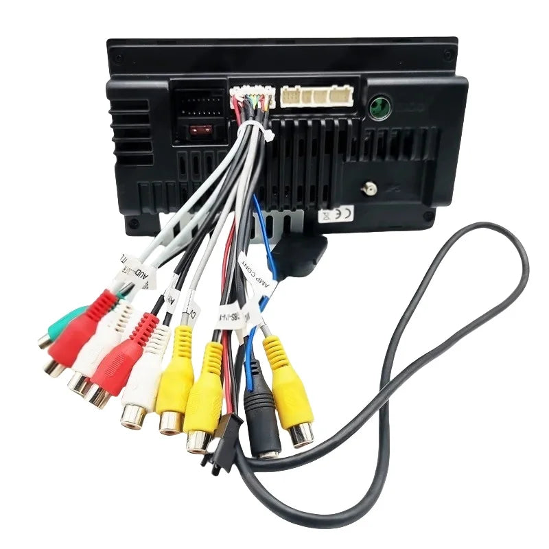 20 Pin RCA Audio Video Harness with SIM Card Slot Cable Subwoofer Output CVBS Aux Amp Control Fan Jack Mic Wire for Car Android