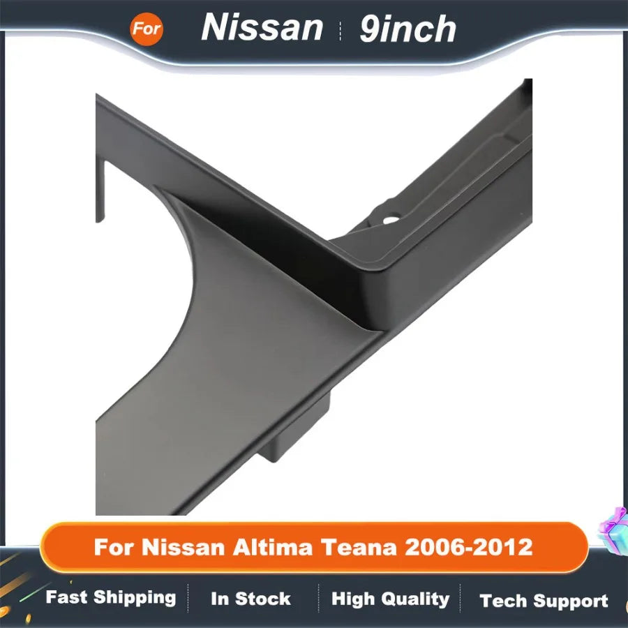 9 Inch Car Fascia Radio Panel Adapter Canbus Box Decoder For Nissan Altima Teana 2006-2012 Android Radio Dash Fitting Panel Kit