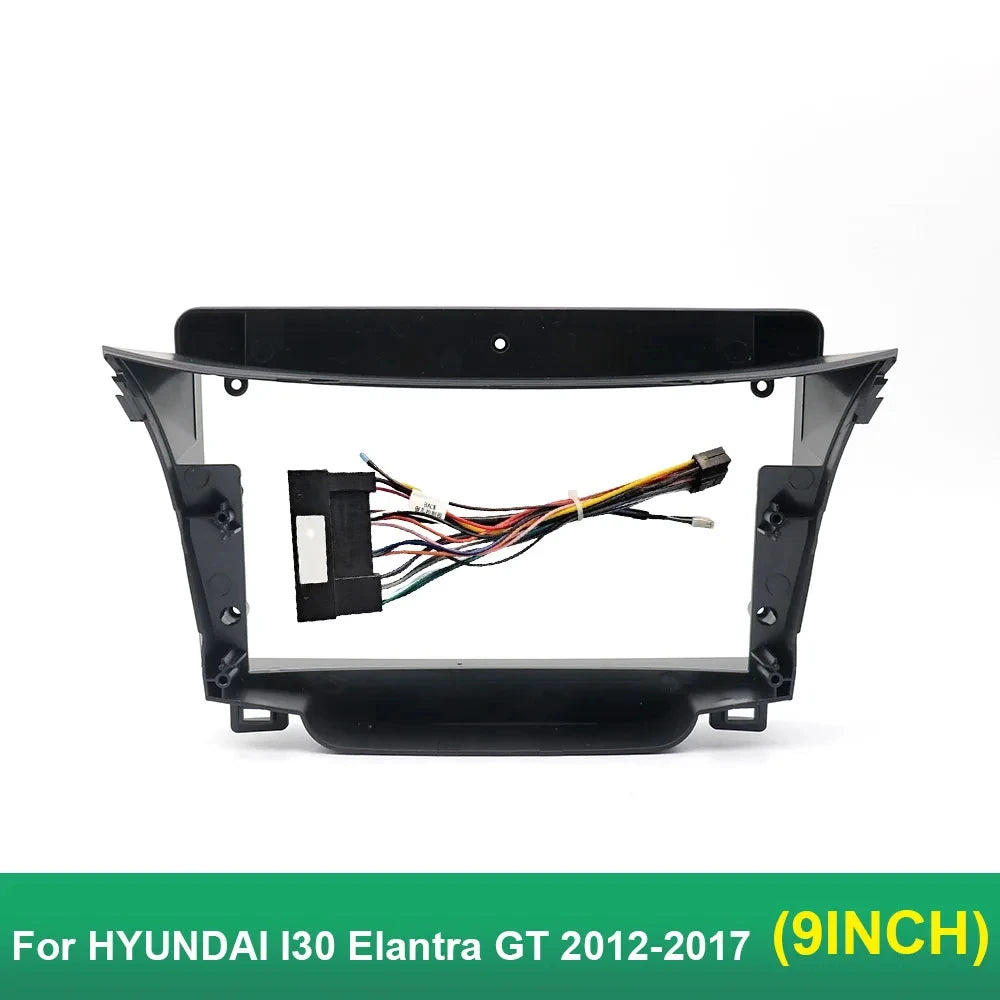 For Hyundai I30 I-30 2012-2016 9 inch auto parts dashboard accessories touch screen car DVD player plastic frame