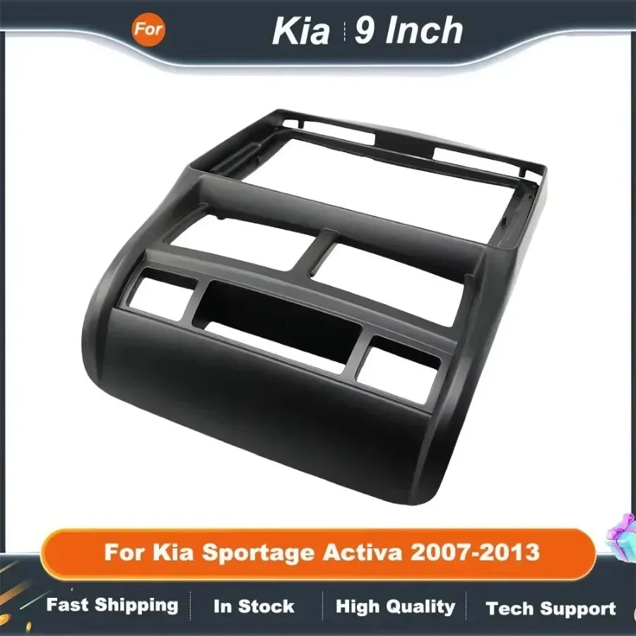 9 Inch Car Radio Fascia Adapter For Kia Sportage Activa 2007-2013 Android Radio Dash Fitting Panel Kit