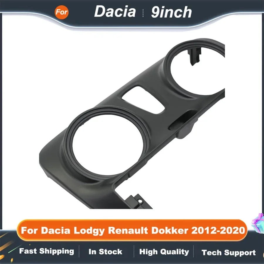 9 Inch Car Stereo Fascia Panel with CANBUS Decoder for Dacia Lodgy Renault Dokker 2012-2020 Android Radio Kit