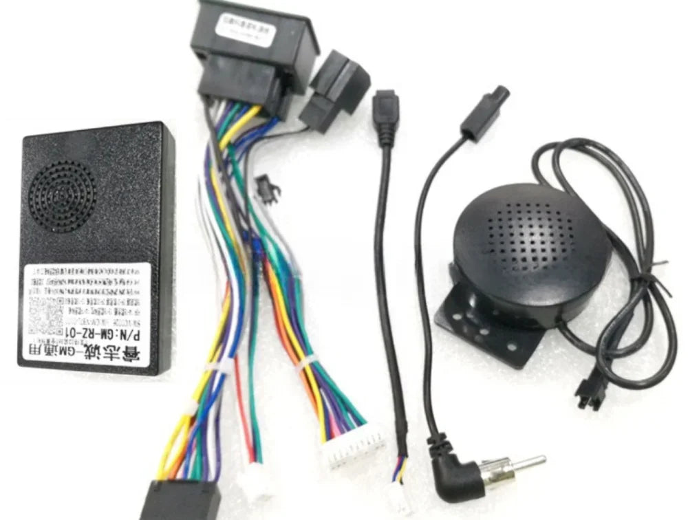 Car 16pin Wiring Harness Adapter Canbus Box Decoder Power Cable For Chevrolet Cruze/Traxes/Aveo/Malibu/Regal 2 Din GPS Android