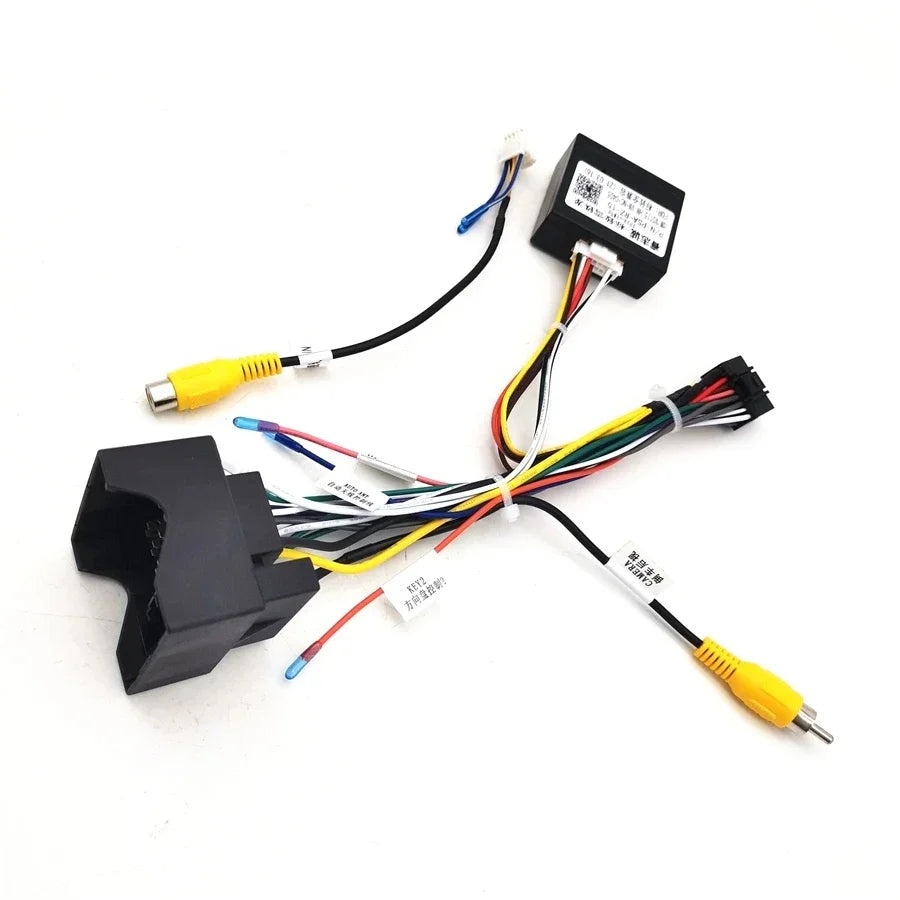 16 Pin to Quadlock Wiring Harness CANBUS Decoder Box Car Quad Lock Cable Adapter For Peugeot 2008 3008 308 307 Citroen C5 C4 C3