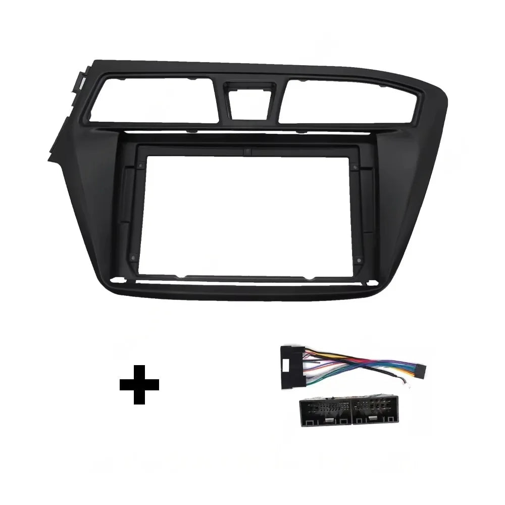 9 Inch Car Radio Fascia  For Hyundai I20 2015 -2017 Android MP5 Player Panel Casing Frame 2 Din Head Unit Stereo Dash Cover Trim