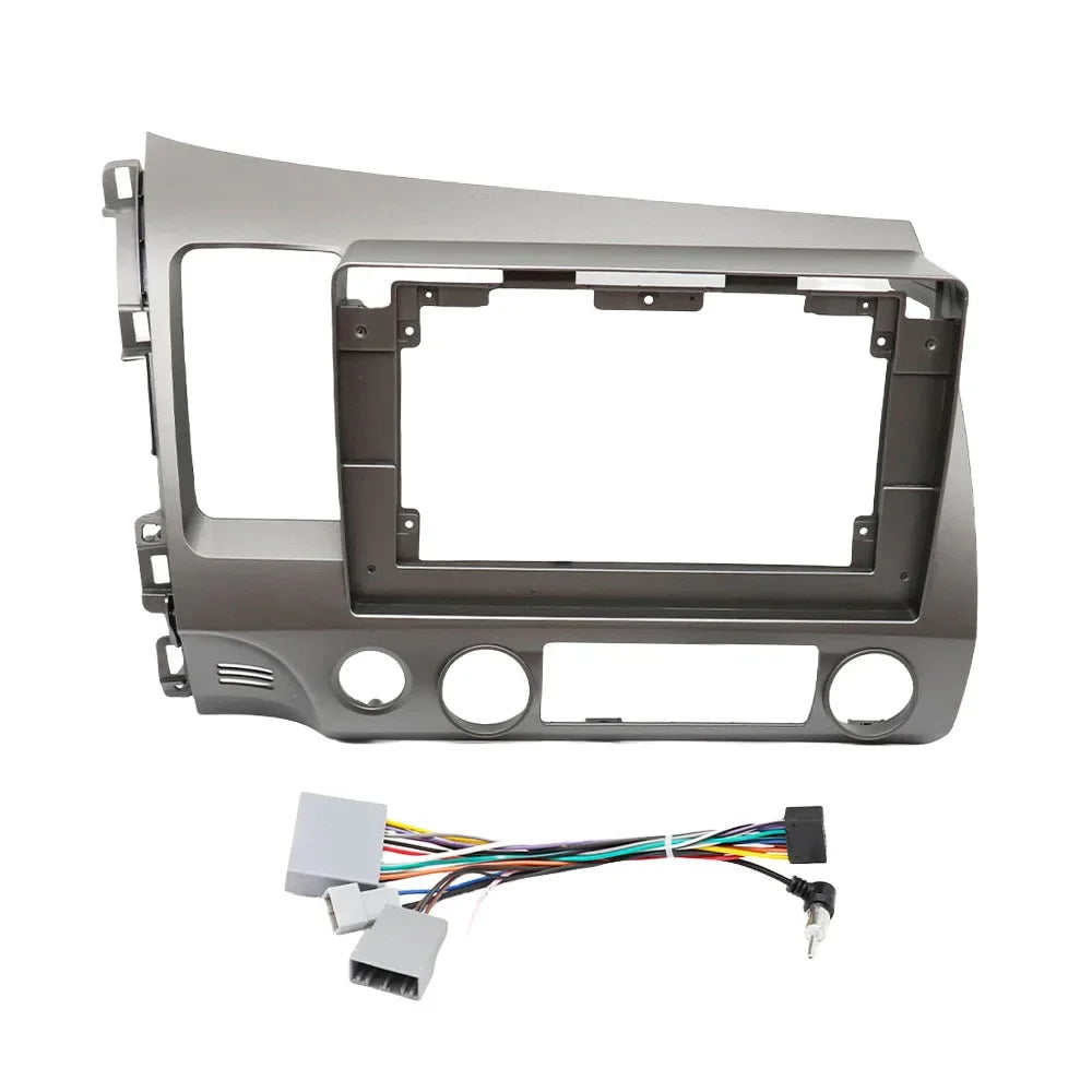 10.1 inch Car DVD Frame Audio Dash Trim Kits Facia Panel Radio Player screen 2 Din  For HONDA CIVIC 2006-2011 Left Stereo