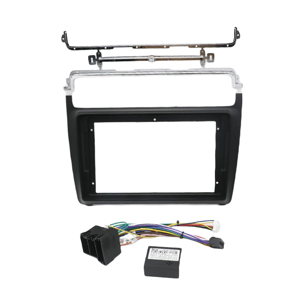 9 inch 22.86cm For 2011-2016 2 Din Car radio Fascias Panel For VW Volkswagen Polo Big Screen Dash Fit Dash Trim Kit Frame