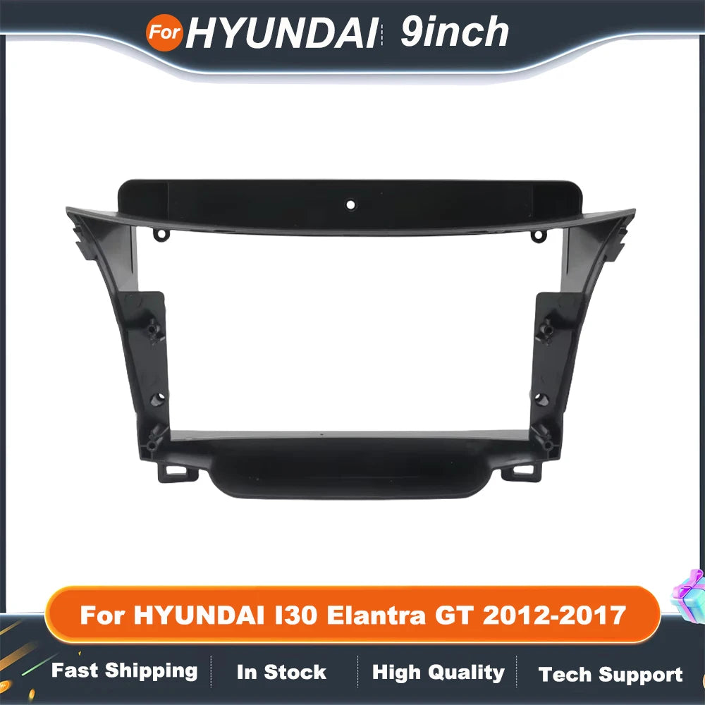 9 Inch car stereo frame For HYUNDAI I30 Elantra GT 2012-2017 Android MP5 GPS Stereo Player Head Unit Panel Casing Frame Kit