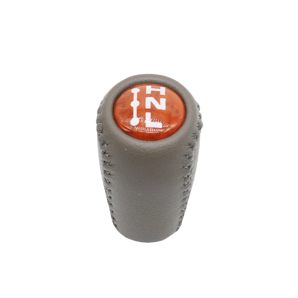 Real Leather For Toyota Prado LC120 Land Cruiser  2003-2009 Car 5 Speed MT Gear Shift Knob Transmission+Transfer