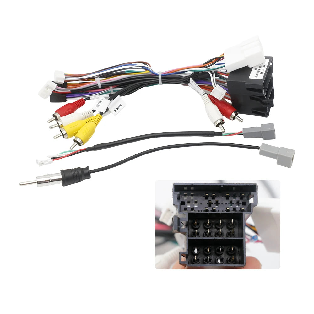 Android Car Radio Canbus Box Decoder HY-SS-04 for Hyundai Tucson 2 LM IX35 2009-2015 Wiring Harness Adapter Power Cable