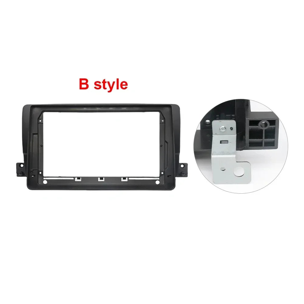 For BMW E46 1999-2005 9 inch Car Audio Radio Big Screen 2DIN Fascia Frame Adapter CD/DVD Player Dash Fitting Panel Frame Kit