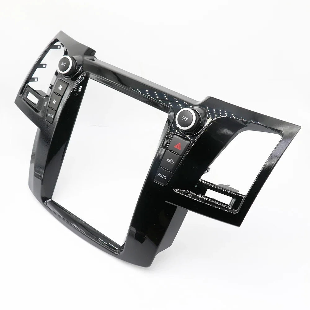 For 2005-2014 TOYOTA FORTUNER/ VIGO/ HILUX (9.7" VERTICAL SCREEN)Car Radio Fascias Tesla Style Panel Android MP5 Stereo Frame ki