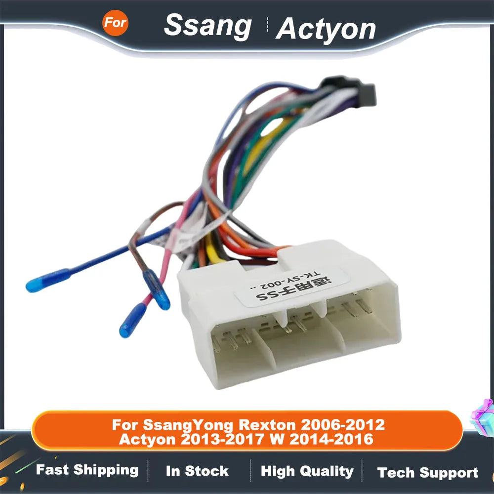 Car Dashboard Frame For SsangYong Rexton 2006-2012 Actyon 2013-2017 W 2014-2016 Radio Fascias Panel Headunit Screen